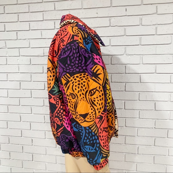 FARM Rio Colorful Animal Print Puffer Jacket - Picture 7 of 10